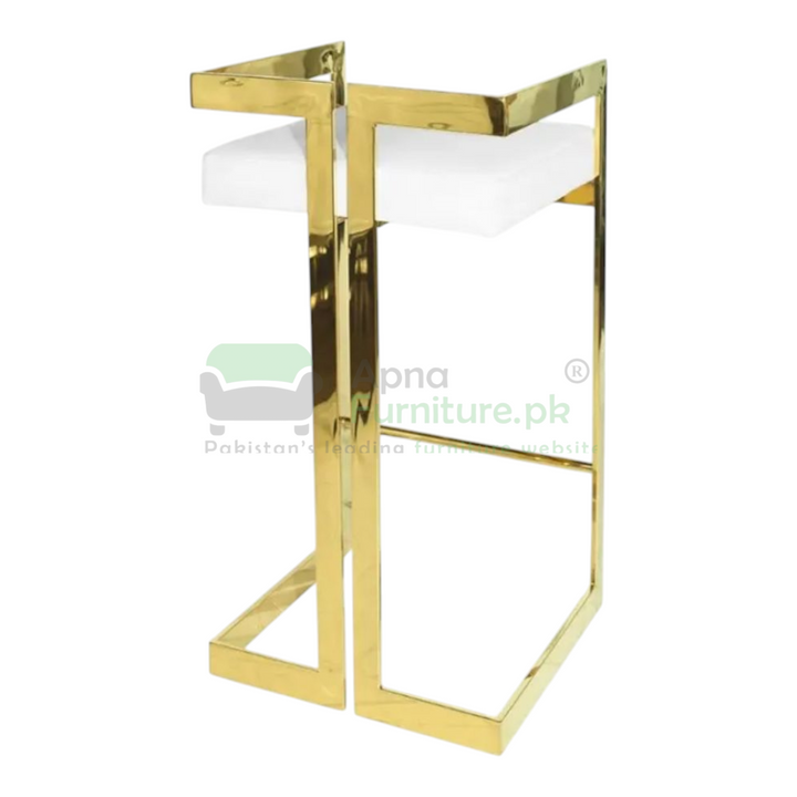Buy Daisy Gold High Gloss Bar Stool at Best Price Online in Pakistan on Apnafurniture.pk (Pakistan)