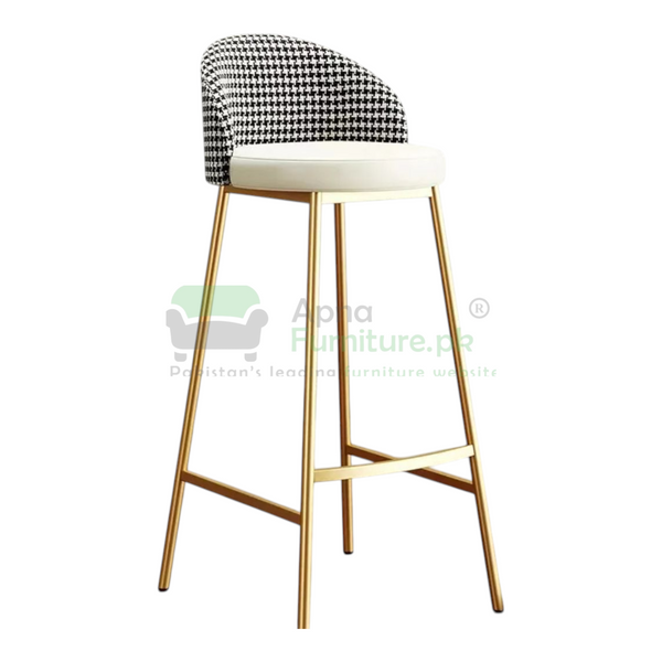 Buy Freesia Gold High Gloss Bar Stool at Best Price Online in Pakistan on Apnafurniture.pk (Pakistan)
