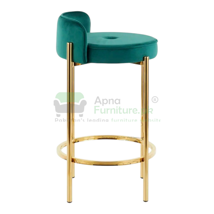 Buy Mimosa Gold High Gloss Bar Stool at Best Price Online in Pakistan on Apnafurniture.pk (Pakistan)