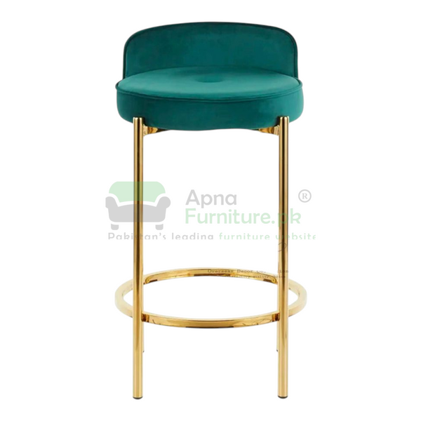 Buy Mimosa Gold High Gloss Bar Stool at Best Price Online in Pakistan on Apnafurniture.pk (Pakistan)