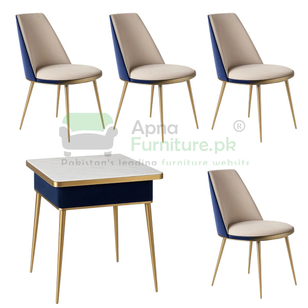 Yum Restaurant Furniture Set (One Table + 4 Chairs)