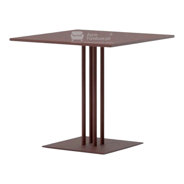 Rim Restaurant Table with Iron Base