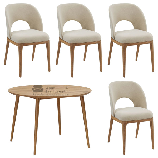 Changs Restaurant Furniture Set (One Table + 4 Chairs)