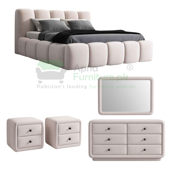 Fluffy Double Bed Set (5 Pieces)