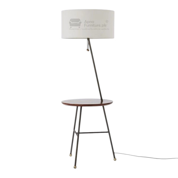 Zano Floor Lamp with Decorative Shelf