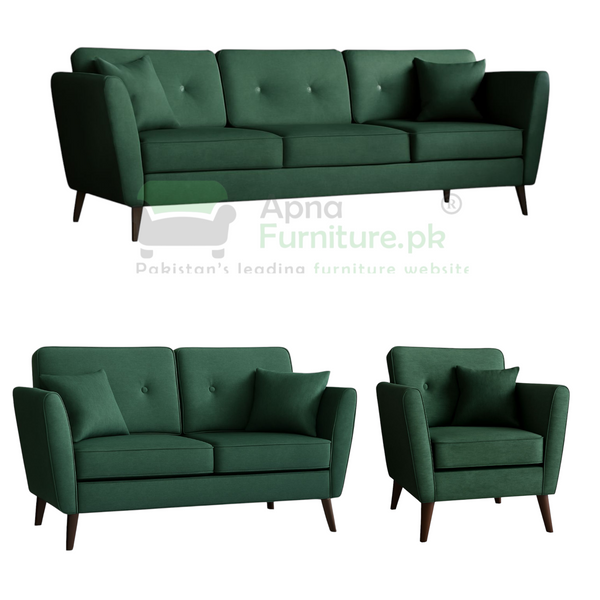 Duna 6 Seater Sofa Set in Solid Wood