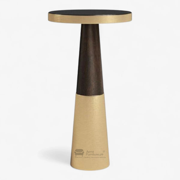 Monty Solid Wood Center Table (16 inches Diameter)