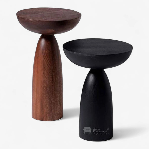 Jane Solid Wood Center Table Set (18" Diameter)