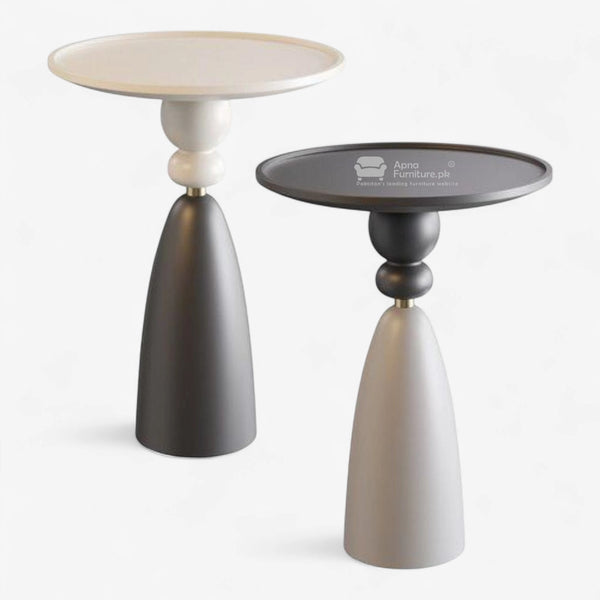 Ricky Solid Wood Center Table Set (14" Diameter)