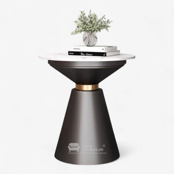 Afrozia Solid Wood Center Table (18" Diameter)