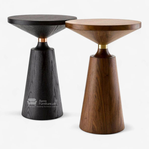 Rocky Solid Wood Center Table Set (16" Diameter)