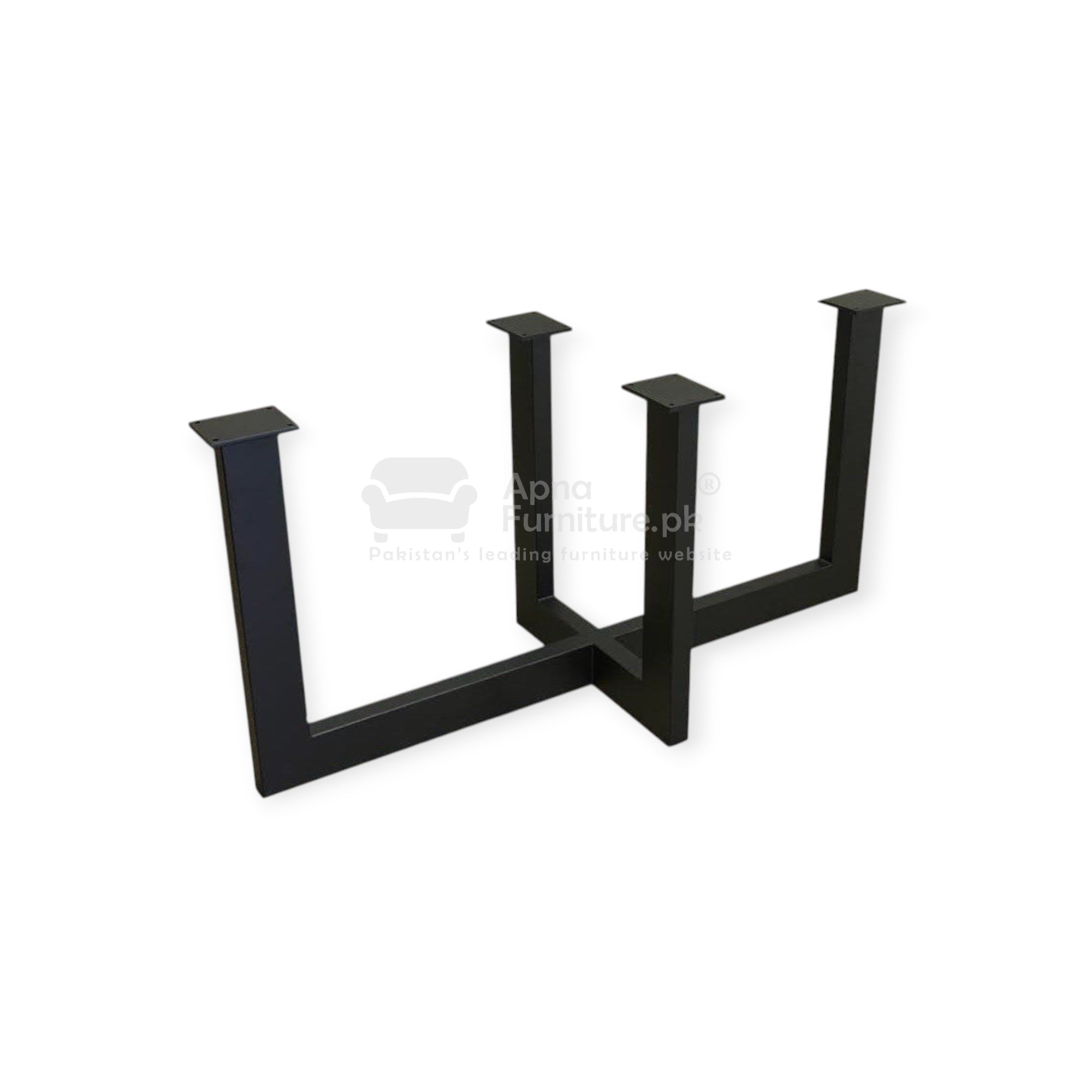 B2 Iron Frame for Dining Table Top - 5 ft x 2 ft - suitable for table ...
