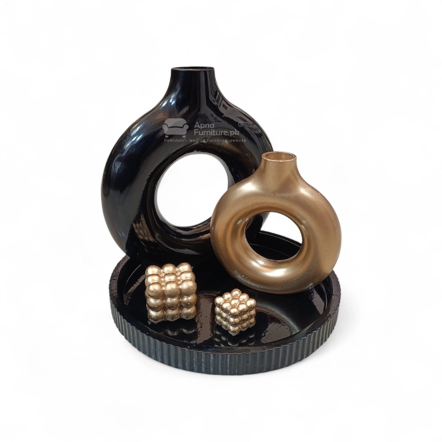 Rozina 5 Piece Vase and Tray Set – Apnafurniture.pk (Pakistan)