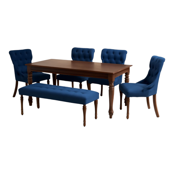 Buy Bang 6 Seater Wooden Dining Table Set at Best Price Online in Pakistan on Apnafurniture.pk (Pakistan)