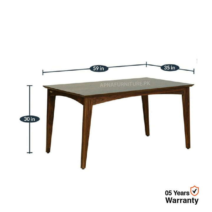 Rengvo Six seater Dining Table (4 Chairs with Bench) Apnafurniture.pk Dining Tables