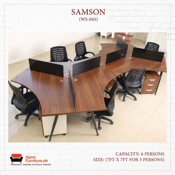 Buy Samson Office Table or Workstation at Best Price Online in Pakistan on Apnafurniture.pk