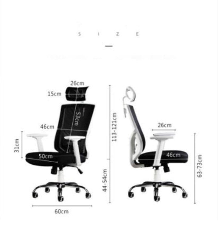 Buy Ergo High Back Office Chair at Best Price Online in Pakistan on Apnafurniture.pk