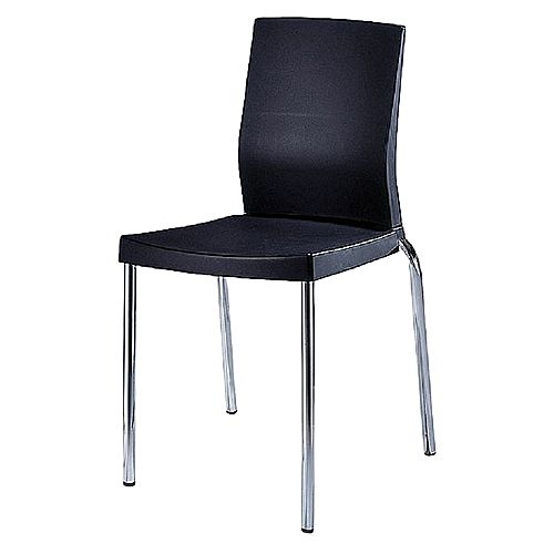 Sigma Visitor Chair - Black Apnafurniture.pk WOODPECKER