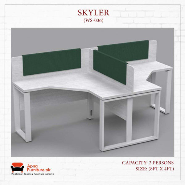 Buy Skyler Office Table or Workstation at Best Price Online in Pakistan on Apnafurniture.pk