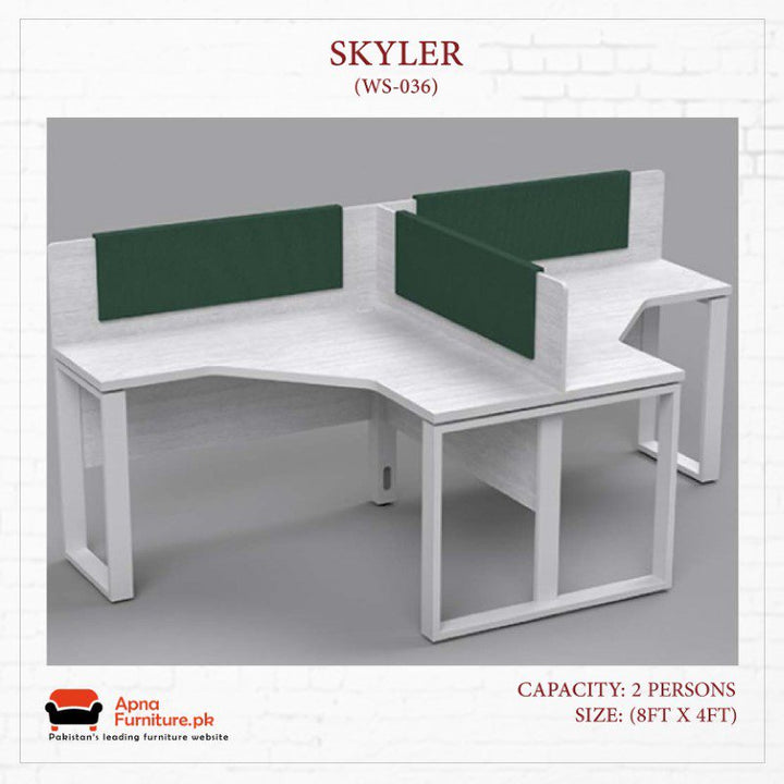 Buy Skyler Office Table or Workstation at Best Price Online in Pakistan on Apnafurniture.pk