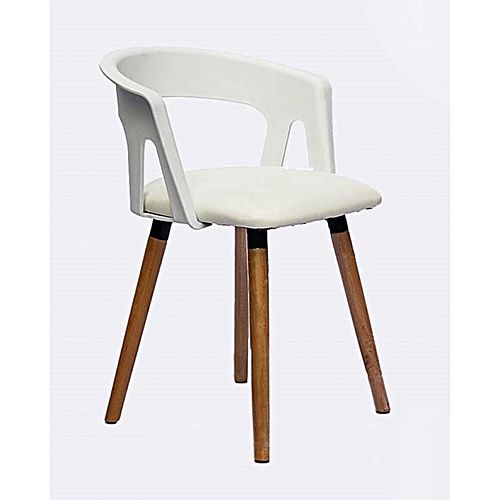 Smokey Visitor Chair - White Apnafurniture.pk WOODPECKER