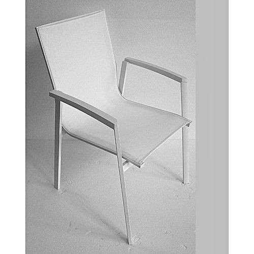 Sterling Aluminium Visitor Chair - White Apnafurniture.pk WOODPECKER
