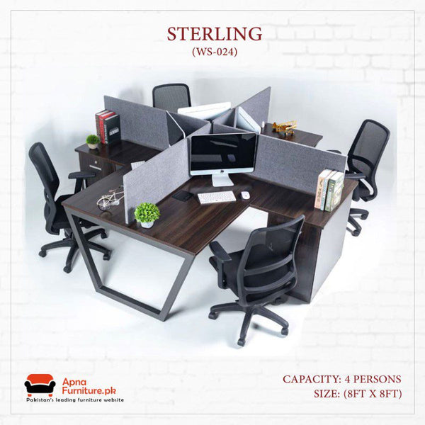 Buy Sterling Office Table or Workstation at Best Price Online in Pakistan on Apnafurniture.pk