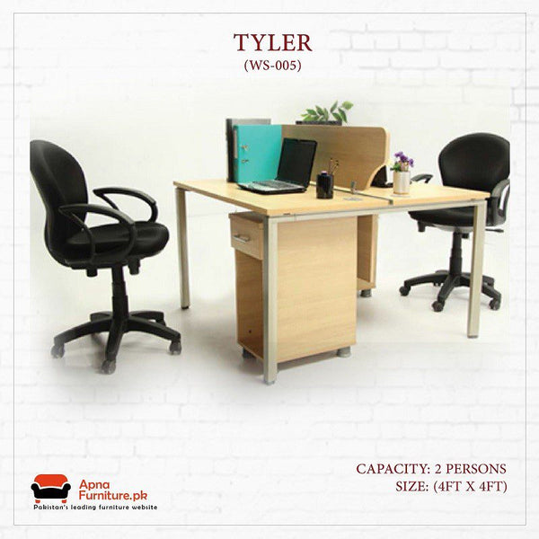 Buy Tyler Office Table or Workstation at Best Price Online in Pakistan on Apnafurniture.pk