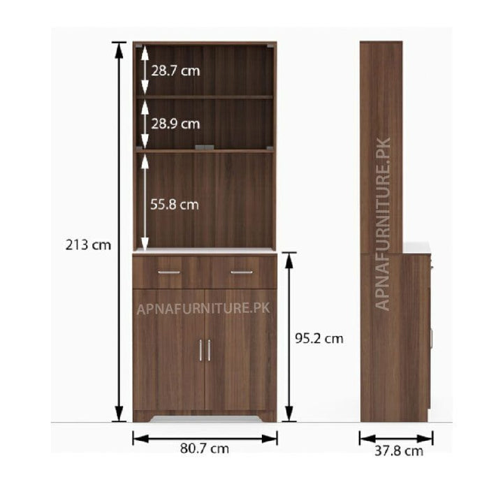 Buy Peak Glass Cabinet and Storage Drawers at Best Price Online in Pakistan on Apnafurniture.pk