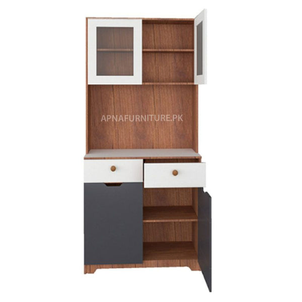 Balm Glass Cabinet and Storage Drawers Apnafurniture.pk Home and Decor