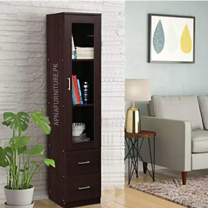 Sage Glass Cabinet and Storage Drawers Apnafurniture.pk Home and Decor