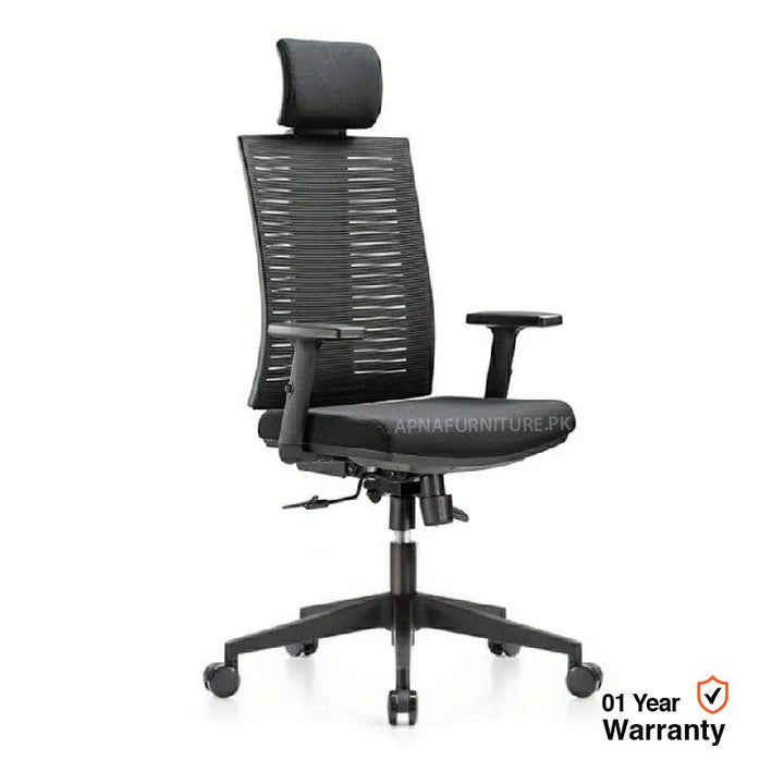 Strip Mesh Back Office Chair Apnafurniture.pk Office Furniture Islamabad