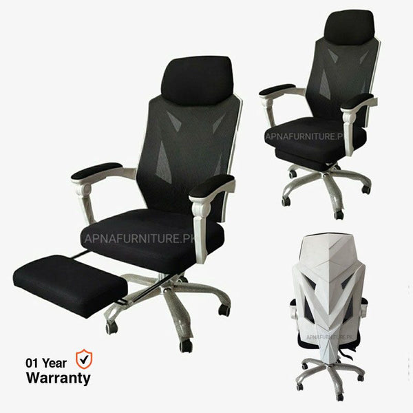 Asline Foldable Footrest Office Chair Apnafurniture.pk Office Furniture Islamabad