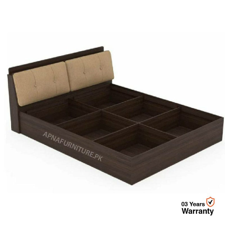 Buy Aarya Storage Double Bed at Best Price Online in Pakistan on Apnafurniture.pk