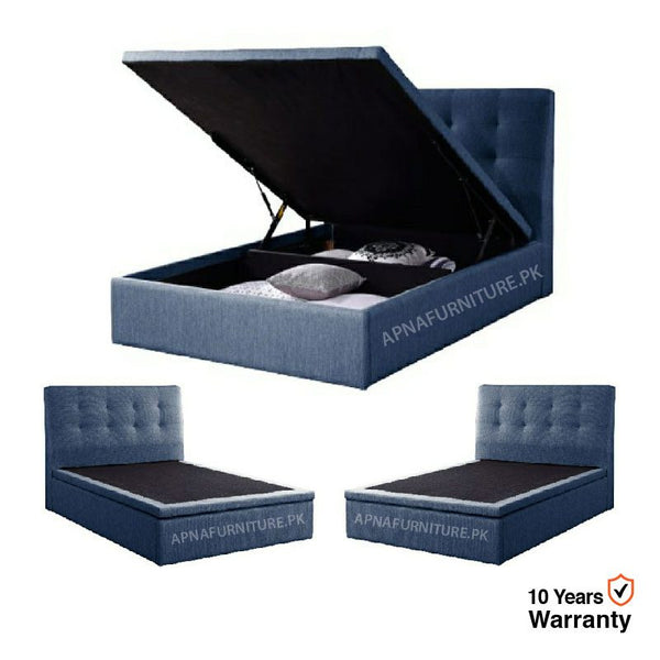 Buy Fey Upholstered Double Bed at Best Price Online in Pakistan on Apnafurniture.pk