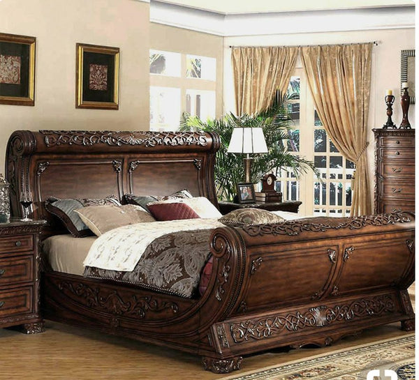 Buy Sheesham Wedding Bed Set at Best Price Online in Pakistan on Apnafurniture.pk