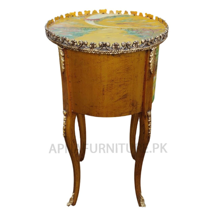 Buy Ivan BedSide Table (Hand Painted) at Best Price Online in Pakistan on Apnafurniture.pk
