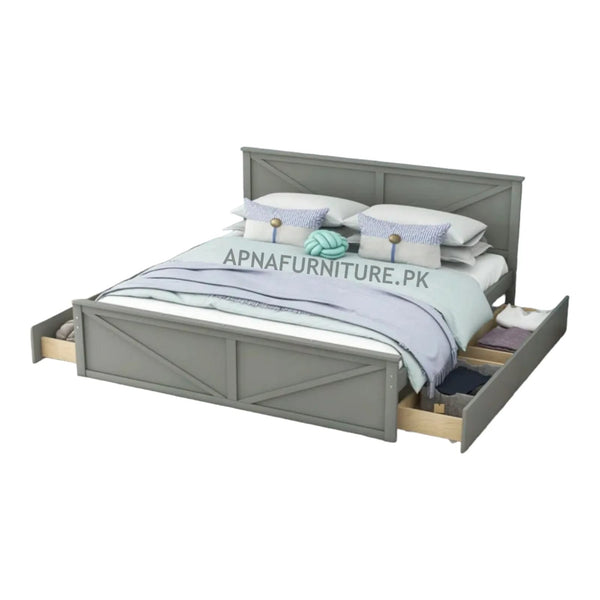 Radiance Storage Double Bed in Deco Paint Apnafurniture.pk New Double Bed Prices in Lahore