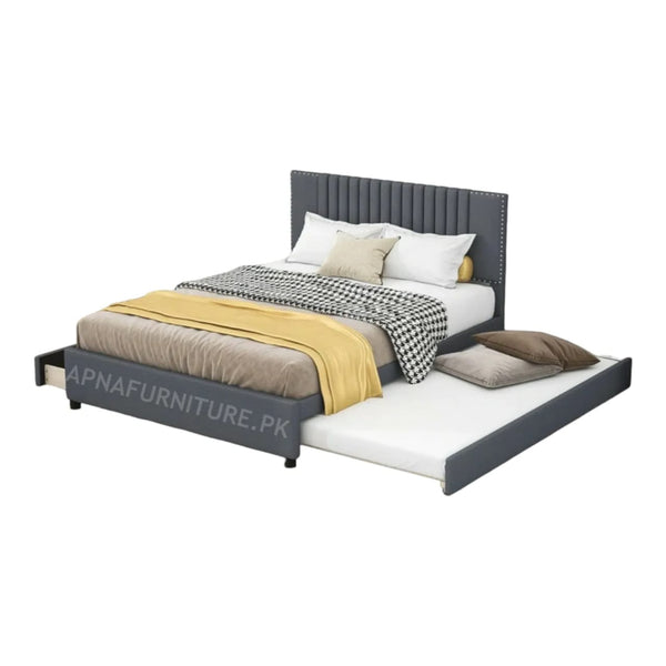 Royal Trundle Double Storage Bed Apnafurniture.pk New Double Bed Prices in Lahore