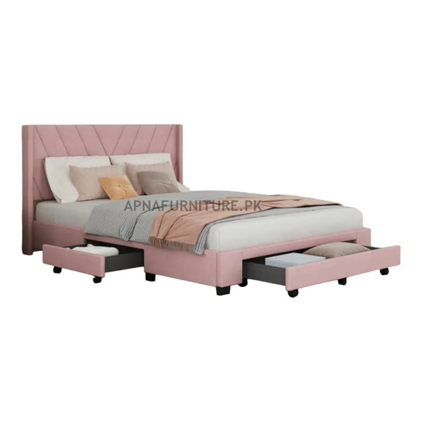 Mary Storage Double Bed Apnafurniture.pk New Double Bed Prices in Lahore