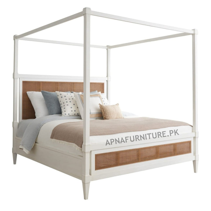 Buy Marcus Canopy Bed at Best Price Online in Pakistan on Apnafurniture.pk