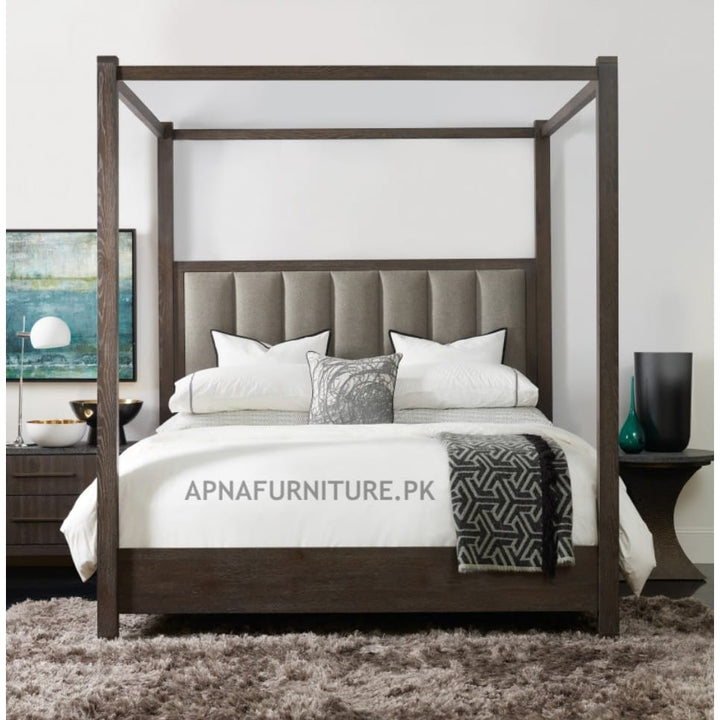 Buy Paul Canopy Bed at Best Price Online in Pakistan on Apnafurniture.pk
