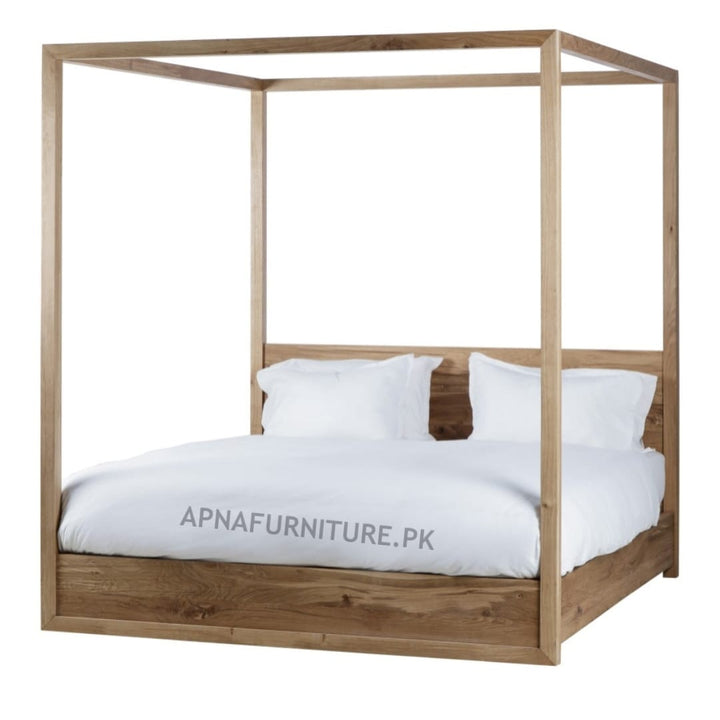 Buy David Canopy Bed at Best Price Online in Pakistan on Apnafurniture.pk