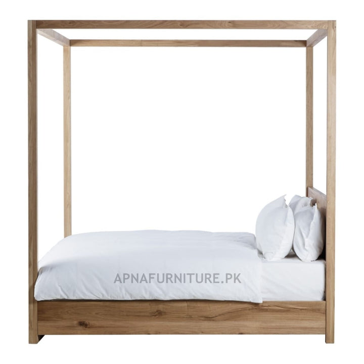Buy David Canopy Bed at Best Price Online in Pakistan on Apnafurniture.pk