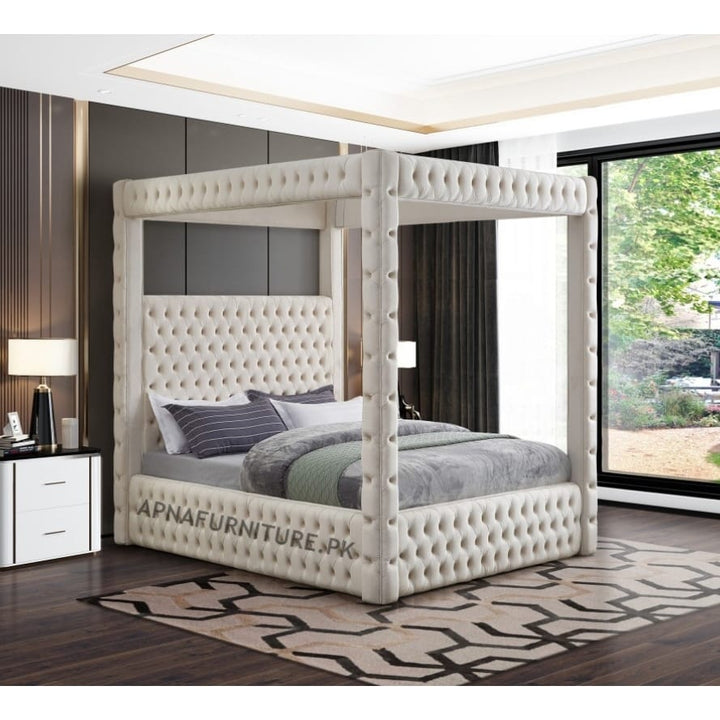 Buy Daniel Canopy Bed at Best Price Online in Pakistan on Apnafurniture.pk