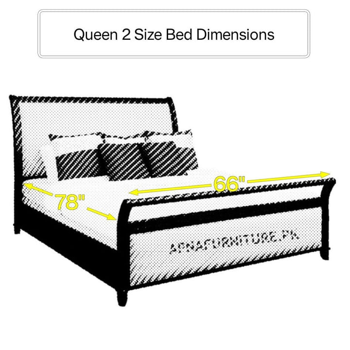 Buy Isabella Sleigh Bed at Best Price Online in Pakistan on Apnafurniture.pk