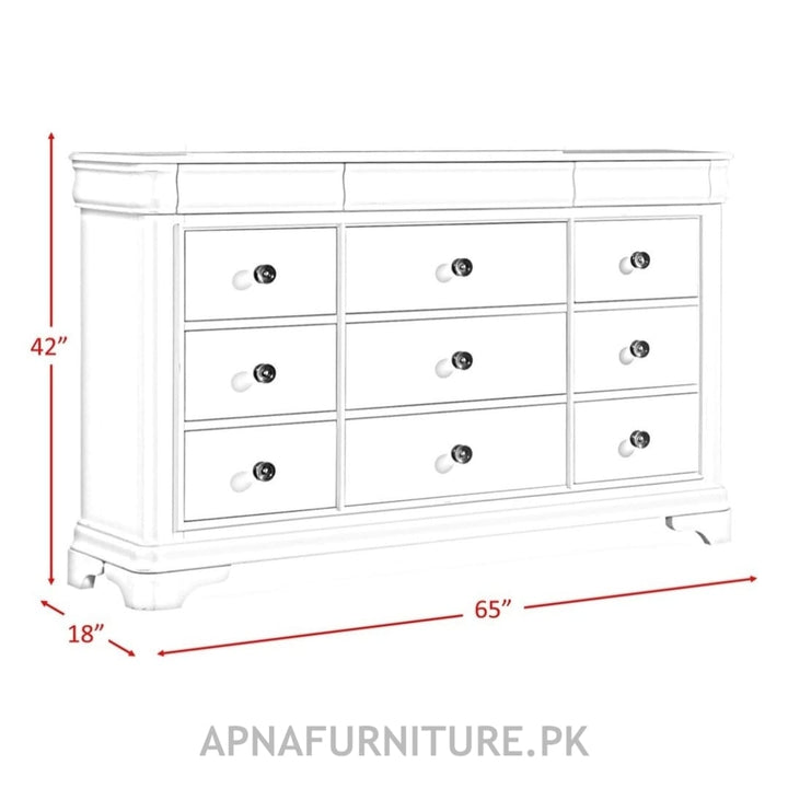 Buy Bennett Chest of Drawers at Best Price Online in Pakistan on Apnafurniture.pk