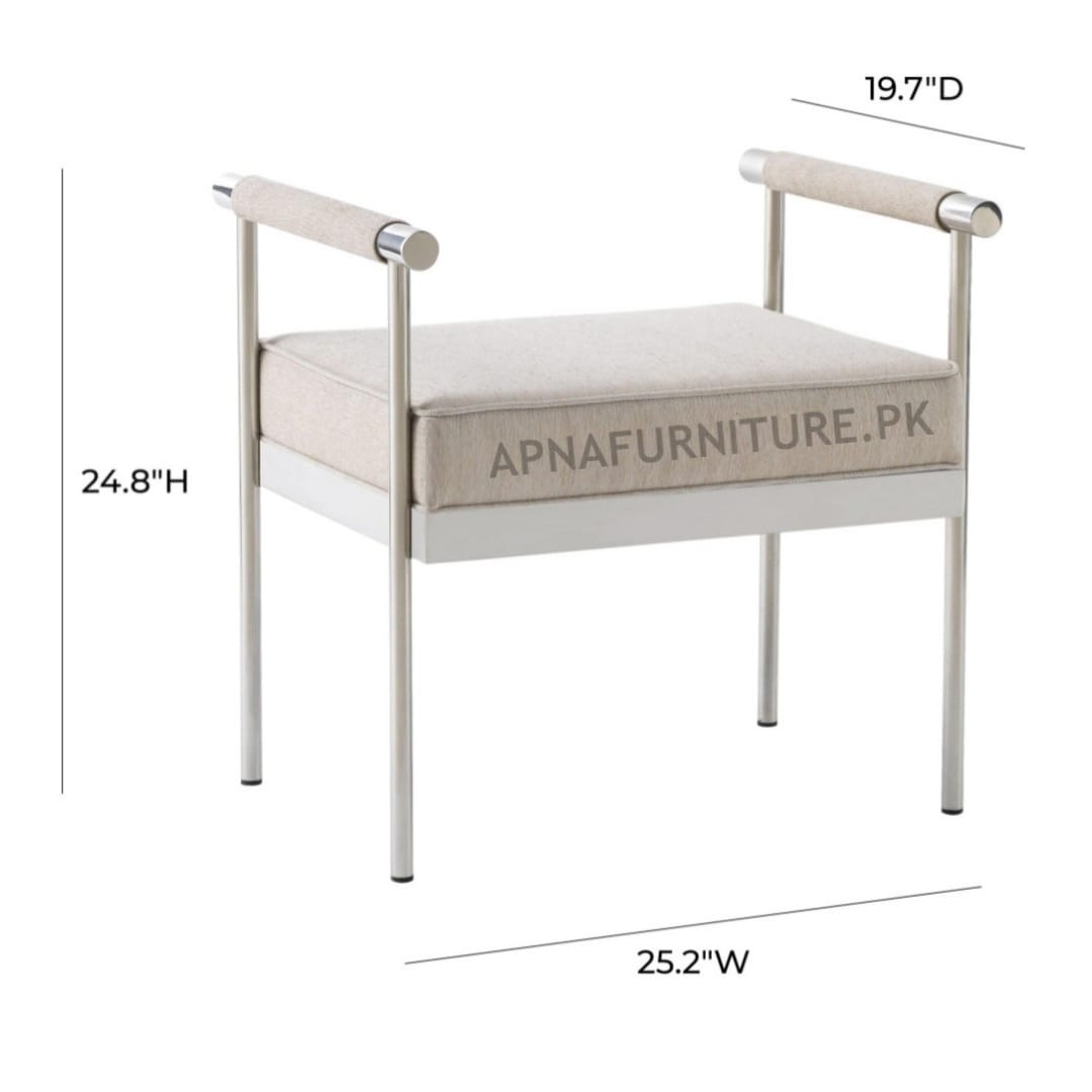Buy Xenia Vanity Stool in Pakistan & Contact the Seller – Apnafurniture ...