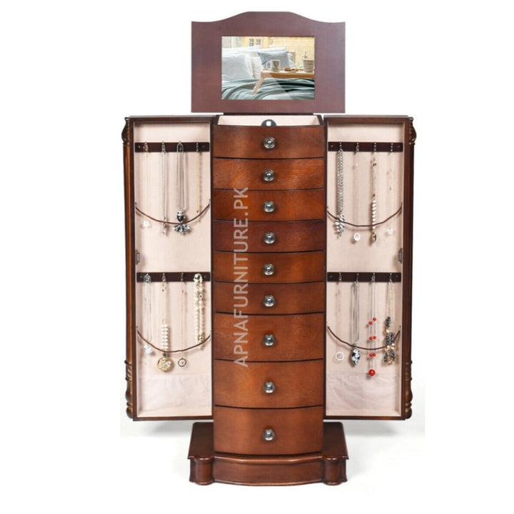 Buy Darin Jewelry Cabinet with Mirror at Best Price Online in Pakistan on Apnafurniture.pk
