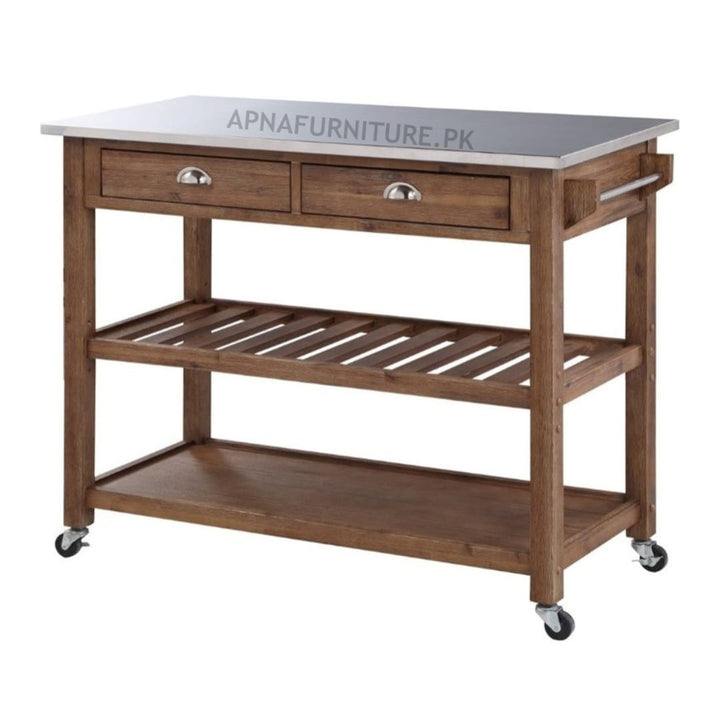 Buy Eleazar Kitchen Cart at Best Price Online in Pakistan on Apnafurniture.pk